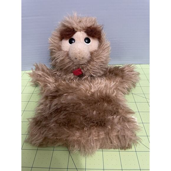 Vintage 1977 Animal Fair Inc. 11" Caveman Big Foot Sasquatch Hand Puppet - Picture 1 of 6